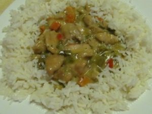 Chicken A La King w Rice image