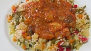 Chicken Cacciatore w Veg Rice image
