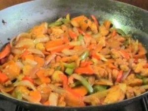 Chicken in Black Bean Sauce w Water Chestnuts image