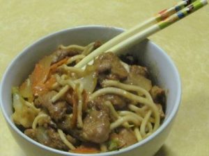 Pork Stirfry w Noodles image