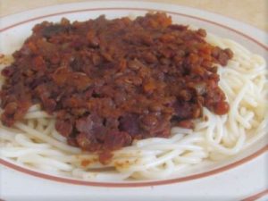 Spaghetti Bolognese Vegan image